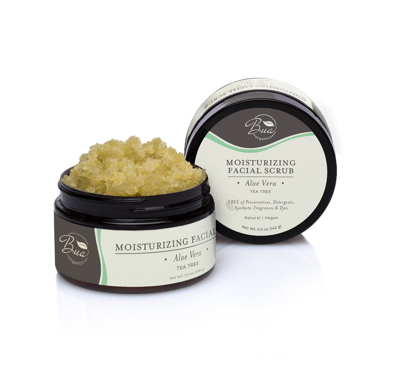 Aloe Vera Moisturizing Facial Scrub – Bua Organics